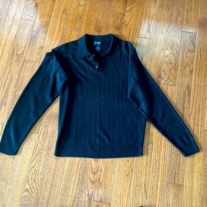 Dockers brand men’s knit 3 button pull over knit shirt